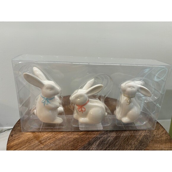 Ceramic Easter Bunny Set Target Set of 3 - Picture 1 of 3